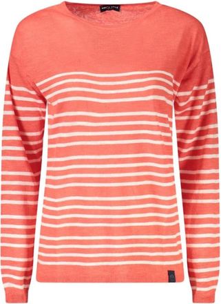 North Sails Dames, Truien, Rood, Maat: XS Katoen