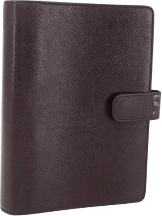 Louis Vuitton Pre-owned Leren Bureau-Accessoire - Dames - Vintage Accessoires - Bruin - ONE Size - Leer - Vintage