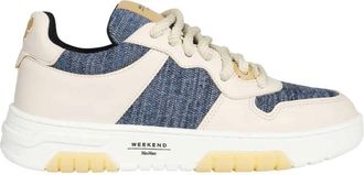 Max Mara Katoenmix Lage Sneakers - Dames - Sneakers - Veelkleurig - 35 EU - Katoen - Schoenen