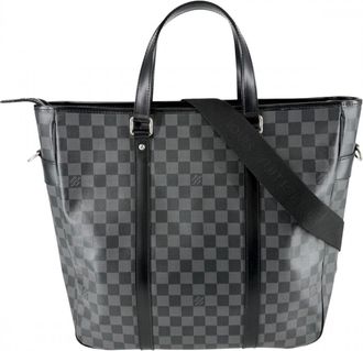 Louis Vuitton Black White Damier Graphite Briefcase Handbag Shoulder Bag (Pre-Owned)