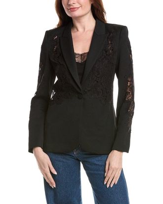L'agence Lagence Clementine Lace Applique Blazer