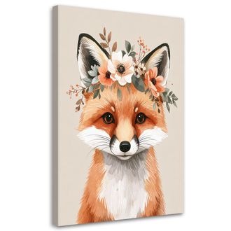 Feeby Impresi&oacute;n De Imagen, Zorro Rojo Animales Del Bosque, 70x100