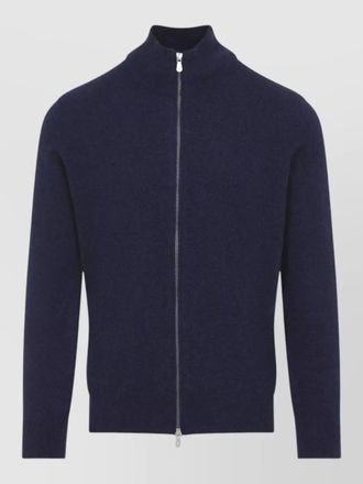 Brunello Cucinelli cashmere ribbed full zip cardigan