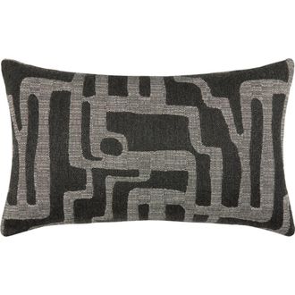 Elaine Smith Noble Indoor & Outdoor Woven Accent Pillow in Charcoal at Nordstrom, Size 12X20