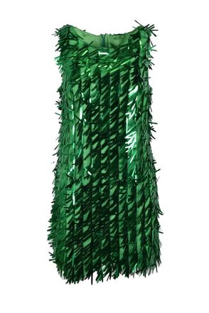 Giulia N. Green Sequin Sheath Dress
