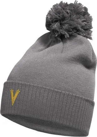adidas Mens adidas Vegas Golden Knights Charcoal 2024 NHL Winter Classic Cuffed Knit Hat with Pom at Nordstrom