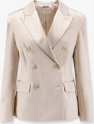 Brunello Cucinelli Blazer doppiopetto in seta - BRUNELLO CUCINELLI - gender_Woman