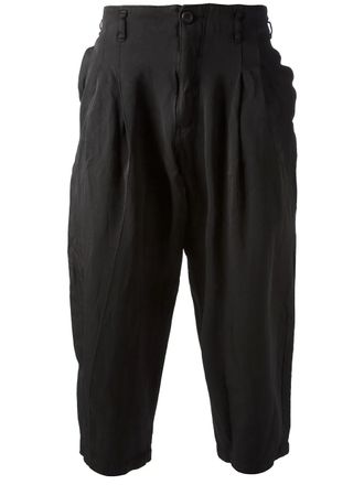 Comme Des Garçons cropped harem trouser - Black