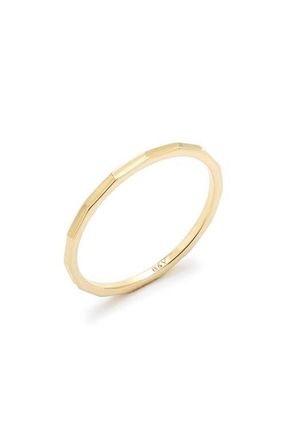 Brook & York Perry Extra Thin Ring in Gold at Nordstrom, Size 7