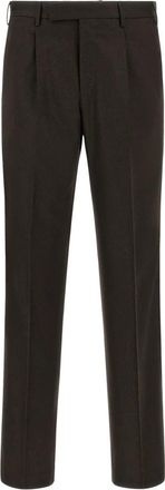Pantaloni Torino Samuel Broek - Heren - Nette broeken - Bruin - L - Wol - Broeken