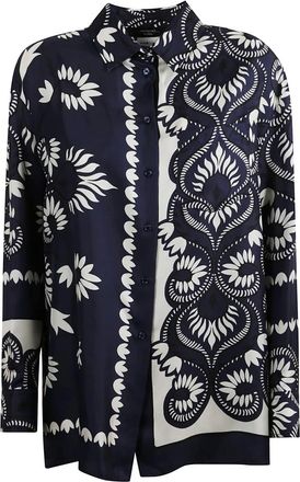 Max Mara Shirts, female, Blue, M, Lastra Shirt
