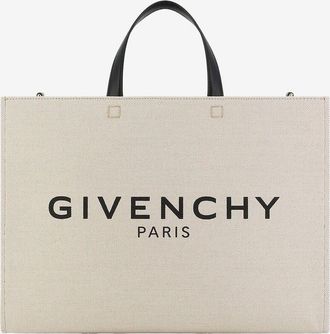Givenchy Shopper aus Segeltuch mit Logo G-Tote Medium