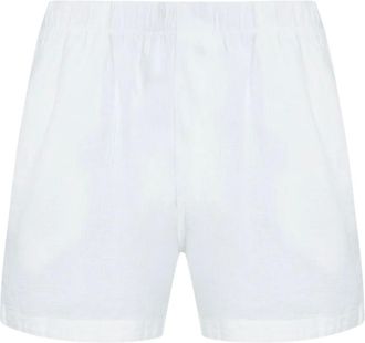 Osklen cotton textured shorts - men - Cotton - GG - White