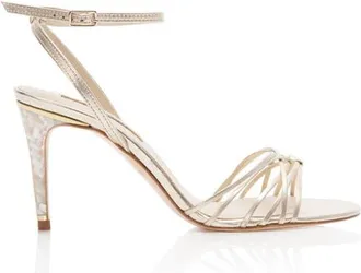 Freya Rose Bella Strappy Gold Sandal in Champagne at Nordstrom, Size 35