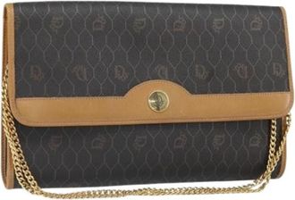 Dior Pre-owned Vintage honeycomb chain - Dames - Vintage Clutch - Veelkleurig - ONE Size - Leer - Vintage