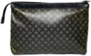 Celine Pre-owned Vintage Leren Clutch - Dames - Vintage Clutch - Grijs - ONE Size - Leer - Vintage
