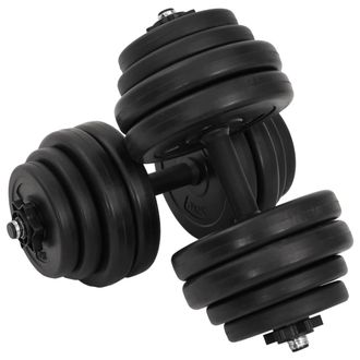 vidaXL Juego De Mancuernas 2x15 Kg Vidaxl