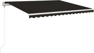 vidaXL Toldo Retr&aacute;ctil Autom&aacute;tico Gris Antracita 450x350 Cm Vidaxl