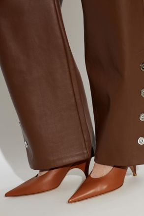 Gianvito Rossi Sofia Heeled Shoes, Womens, Brown