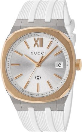 Gucci Gucci 25H Silver-tone Dial Ladies Watch YA163439
