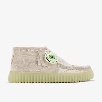 Clarks Torhill Hallow Off White Textile