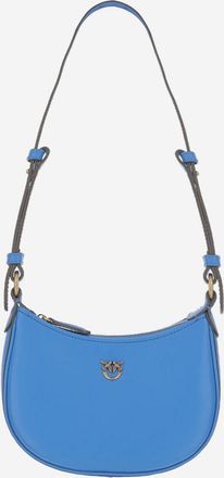 Pinko Borsa Baby Half Moon Pinko in pelle