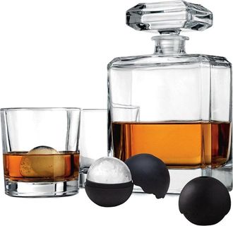 Godinger Chateau Decanter 5Pc Gift Set