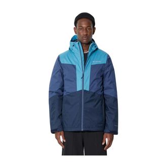 Columbia Wallowa Park Interchange Jacket - Heren - Outdoorjassen - Blauw - S - Leer - Fitness