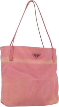 Prada Pre-owned Tote Bags, female, Pink, Size: ONE SIZE Pre-owned Vintage Tote Bag