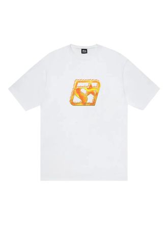 Stüssy T-shirt con stampa - Bianco