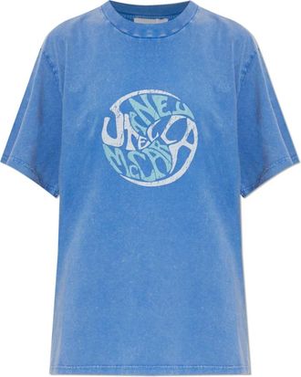 Stella McCartney Donna, Top, Blu, M, new