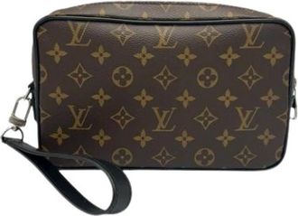 Louis Vuitton Pre-owned Clutches, male, Brown, Size: ONE SIZE Pre-owned Monogram Pochette