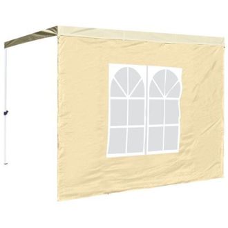Regalos Miguel Laterales Individuales Carpas Plegables - Lateral Con Ventana Inglesa 3 Metros Master - Crema