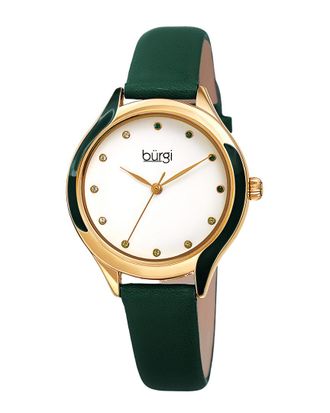 B&uuml;rgi Burgi Womens Genuine Leather Watch