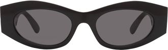 Versace Dark Grey Oval Ladies Sunglasses VE4480U 536087 51