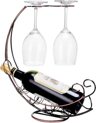 OEM Botellero De Encimera, Soporte Para Copas De Vino, Resistente Al Desgaste Y Duradero, Apto Para Cocinas/bares/salones/tiendas (lat&oacute;n)