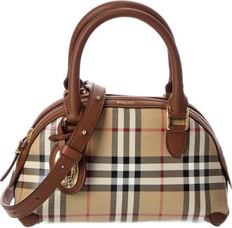 Burberry Primrose Mini Coated Canvas & Leather Crossbody