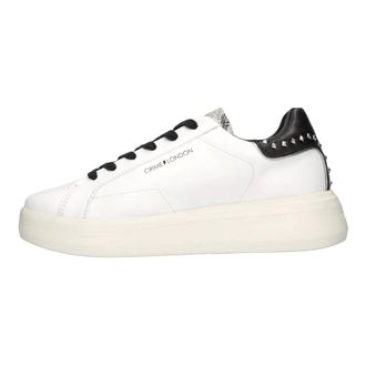 Crime London Schoenen, Dames, Wit, 37 EU, Leer, Sneakers Wit
