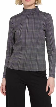 Lyss&eacute; Lena Ponte Turtleneck Sweater In Grey