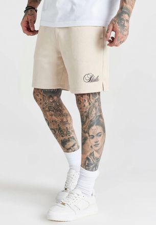 Siksilk Pantalones Cortos Essentials Ecru para Hombres XXL
