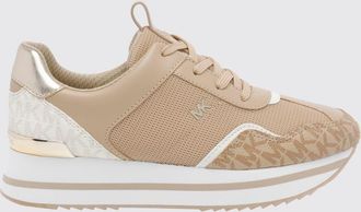 Michael Kors Sneakers platform Raina in tela monogram e mesh con suola platform