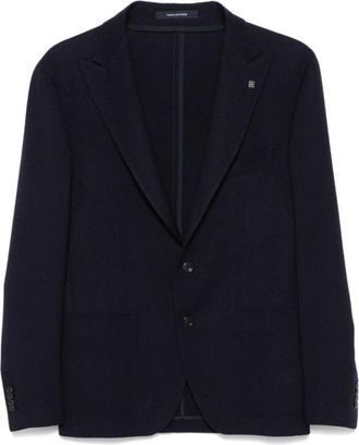Tagliatore Derrick Blazer - Heren - Blazers - Blauw - XL - Wol - Jassen