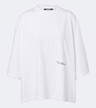 Jacquemus Le Palmier printed cotton jersey T-shirt