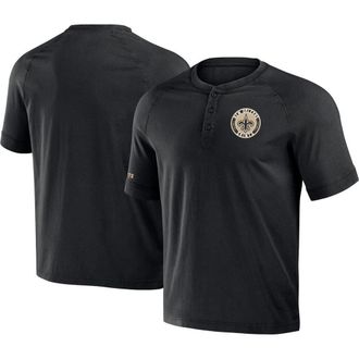 NFL Mens NFL x Darius Rucker Collection by Fanatics Black New Orleans Saints Washed Raglan Henley T-Shirt at Nordstrom, Size Xx-Large