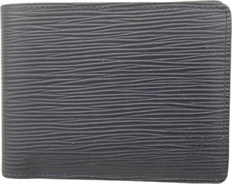 Louis Vuitton Navy Blue Bill Wallet (Bi-Fold) (Pre-Owned)