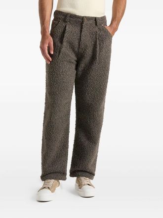 Mani&egrave;re De Voir Arnault boucle pleated jeans - Brown