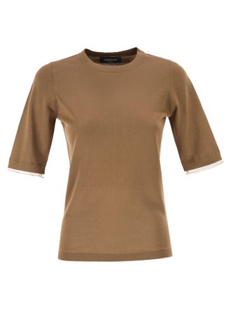 Fabiana Filippi katoenen breisel met transparante bies