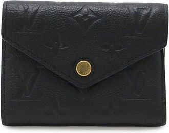 Louis Vuitton Monogram Empreinte Victorine Wallet (Authentic Pre-Loved)