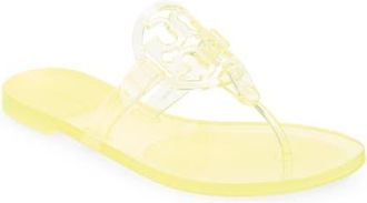 Tory Burch Miller Jelly Flip Flop in Sunshine Yellow at Nordstrom, Size 11