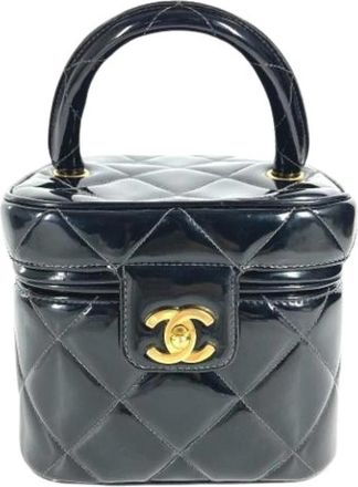 Chanel Pre-owned Matelasse Handbag - Dames - Vintage Handtas - Zwart - ONE Size - Leer - Vintage